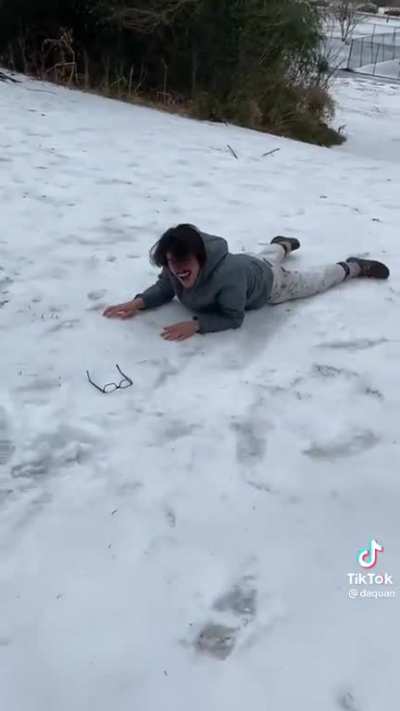Snow crayon!