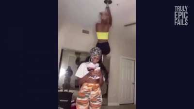 WCGW stripping on this pole