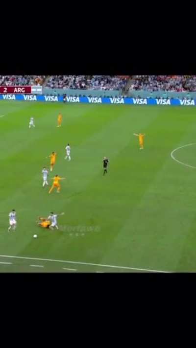 a video of the fight during the quarter finals of netherlands v argentina