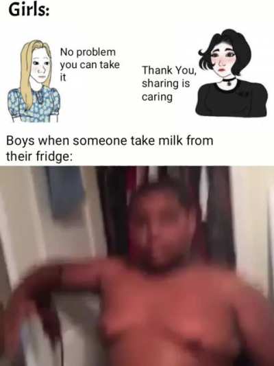 give him his milk