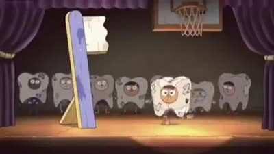 She is tooth