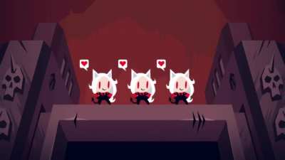 Cerberus Chibi Dance for 9 seconds (can be used for backgrouds/wallpapers)