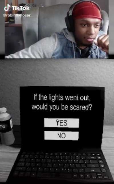 got scared because of the clock 🤣