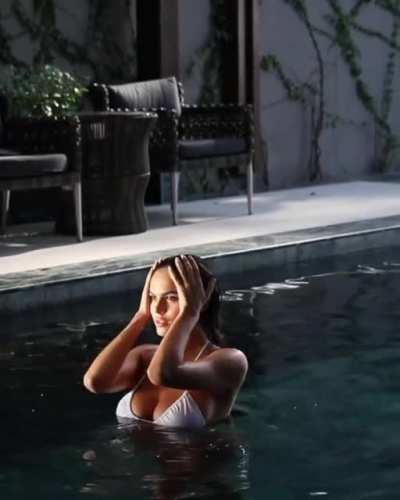 In the water