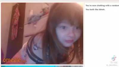 Why is she on omegle