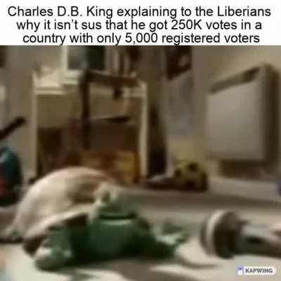 I don&rsquo;t know, man&hellip;getting 15x the votes in a country with only 5,000 registered voters seems pretty sus to me