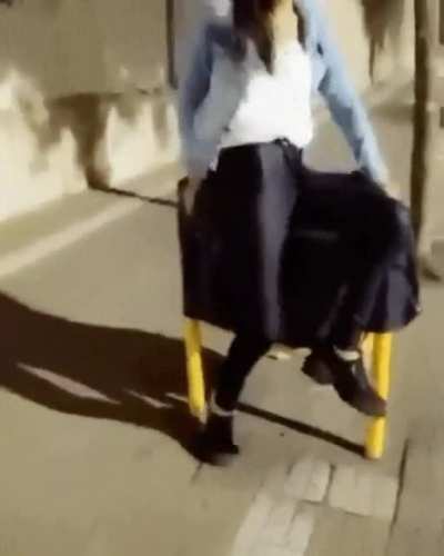 Why would you sit in a trash can