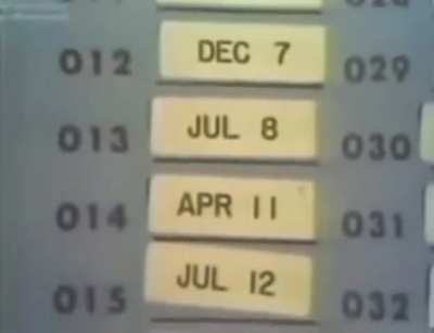 Imagine being 19 and watching live on TV to see if your birthday will be picked to fight in the Vietnam war