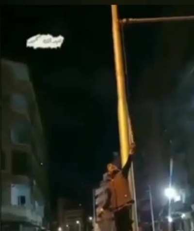 Checking his firecracker closely