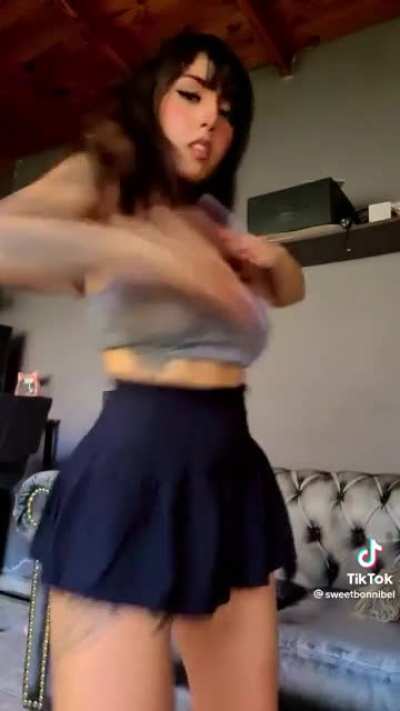 See through top dancing