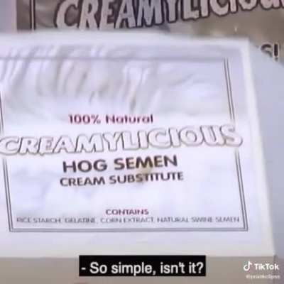 Real creamy ain&rsquo;t it?