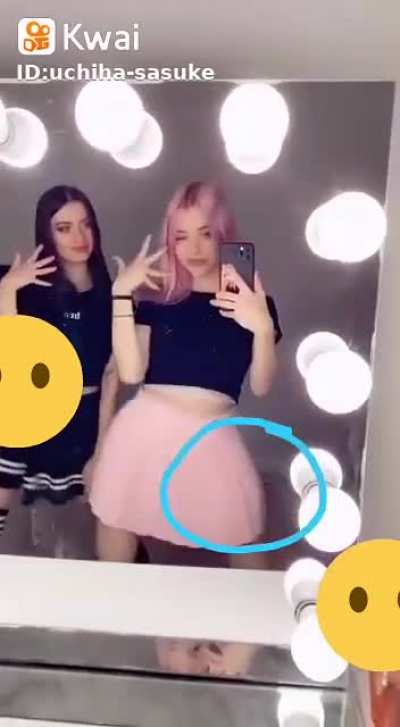 Me and Dababy made a tik tok (Dababy is the pink skirt one)