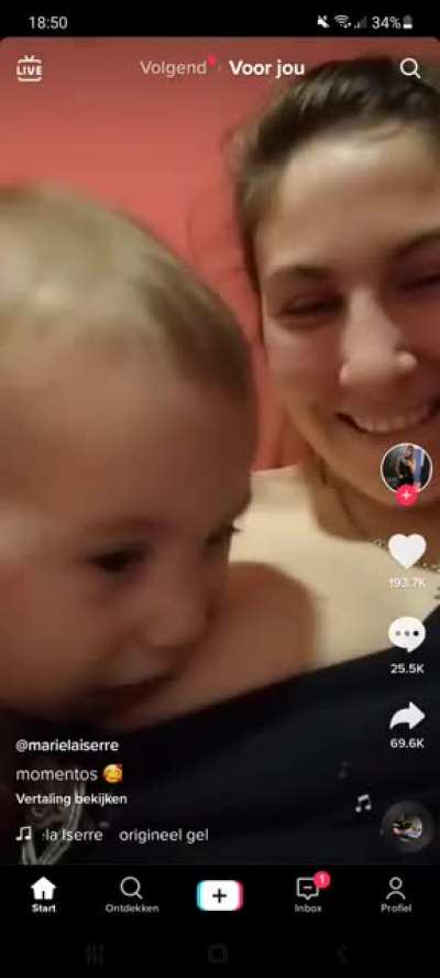 Breastfeeding is a natural thing, but please keep it private and don't post sh*t like this on tiktok. It's inappropriate af :'(