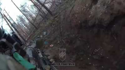 Scouts of the 12th Special Purpose Brigade raid Russian positions and capture a bridgehead for further assault operations in the Kreminna forest. Published on Feburary 27th, 2024.