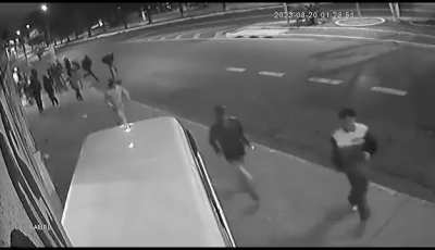 Van crashes into couple