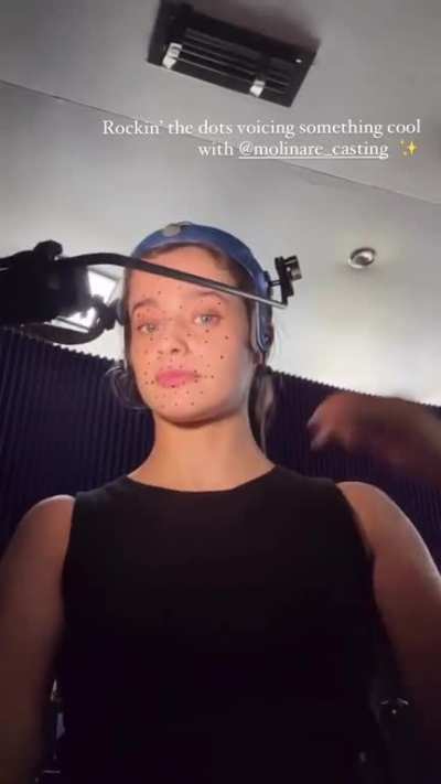 In the recording booth