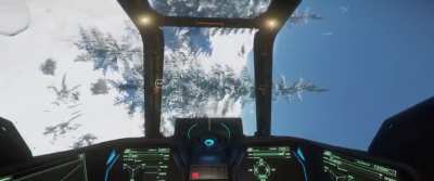 Using a VTOL ship? Then try out "Look-to-horizon" in the menu options!