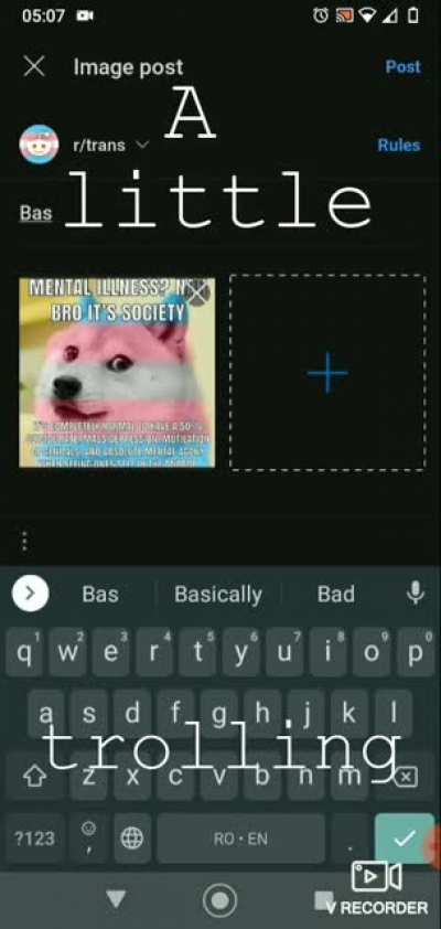 Trolled (ignore the lag I'm a android user)