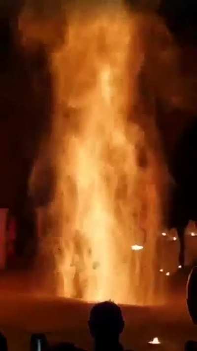 not playing with fire.