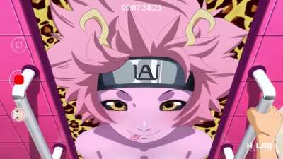 Using Mina's pussy