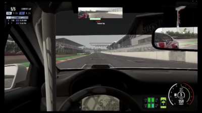 My bro playing Project Cars