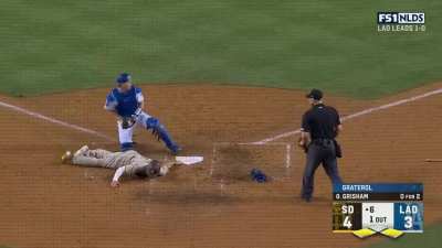 [Highlight] [Highlight] Wil Myers goes for the squeeze bunt, Brusdar Graterol says 