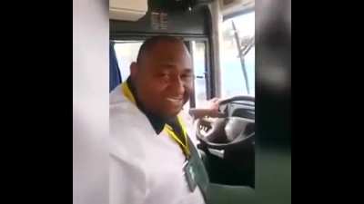 bus driver selfie