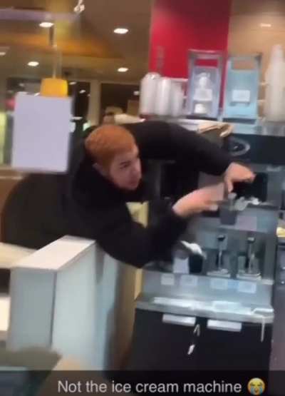 Old mate wasn&rsquo;t happy that their &ldquo;ice cream machine was down&rdquo;