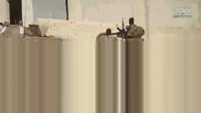 October 2017 HTS footage of the Battles of Abu Dali and Al Mushrefa - Featuring an airstrike, artillery, SVBIEDs, Tanks, and ATGMs