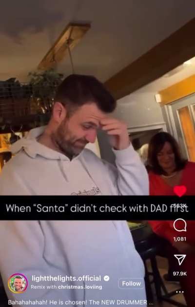 When &ldquo;Santa&rdquo; didn&rsquo;t check with Dad first