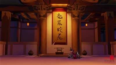 Kiriko assists a wounded Genji