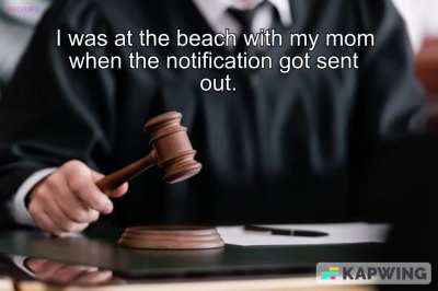 I was at the beach with my mom when the Supreme Court upheld the "Freeuse Doctrine"