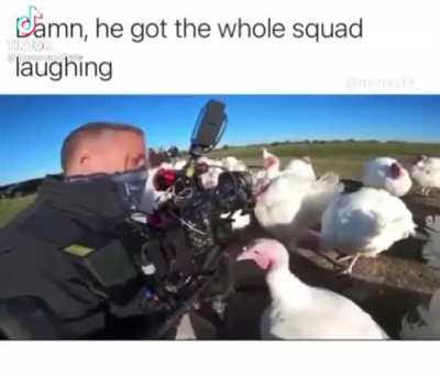 He did it