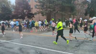 Run Free. Detroit free press marathon.