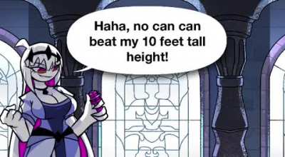 he is simply just taller than (you)