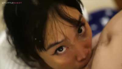 Cum hungry asian slut