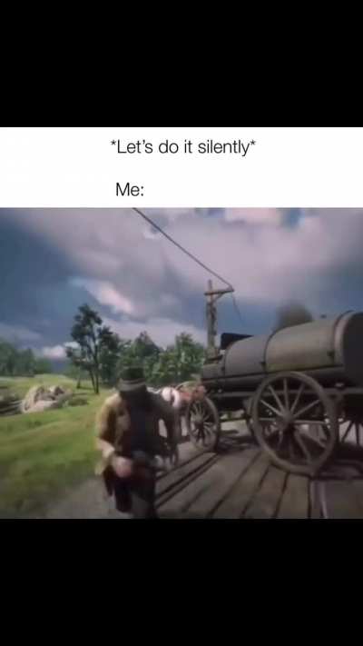 Silently?