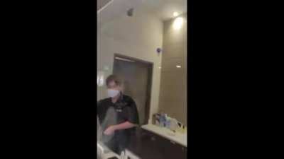 Woman is upset over a transgender woman being allowed in the women's bathroom at a spa