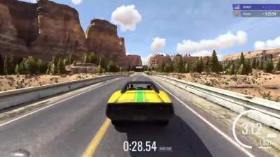 Saw a mod available for Trackmania Canyon that adds the EP2 Muscle Car, absolutely had to download it.