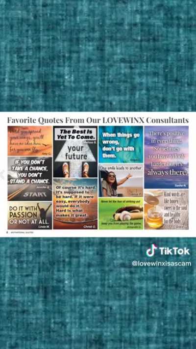 This tiktoker keeps getting reported and wins their appeals. I guess the MLM company doesn&rsquo;t like their secrets exposed