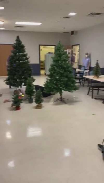At this nursing home, the staff wanted to do something special. So they gave out Nerf guns, put on antlers and reindeer costumes &mdash; and held a "deer hunt." Just listen to their joy. This is what we're here for!