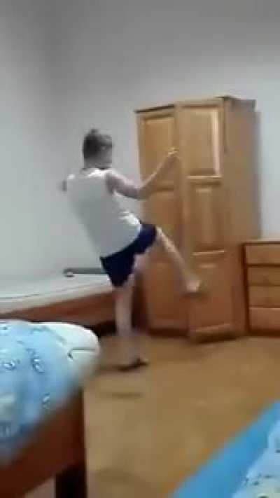 Kid vs wardrobe