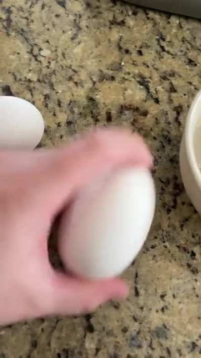 Found a weird oblong egg and then&mdash;