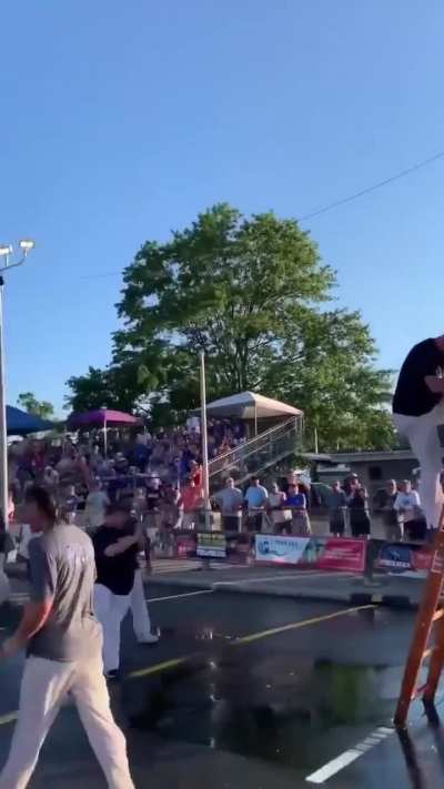 This is the "Extreme firemen competition"