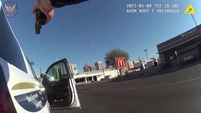 Phoenix police shoot Paul Bolden after he beat his wife, kidnapped his toddler son, and walked into the street where he shot at passing cars