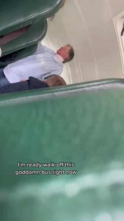 Yesterday this bus driver for my daughter's high school went completely insane on the kids, left the bus and quit her job. It's absolutely glorious to watch