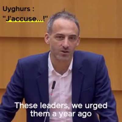 "J'accuse" by French MEP Raphael Glucksmann at European parliment.