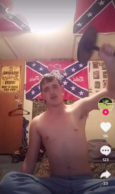 Found this guy commenting &ldquo;white pride&rdquo; and &ldquo;white lives matter&rdquo; on a post about racial injustice