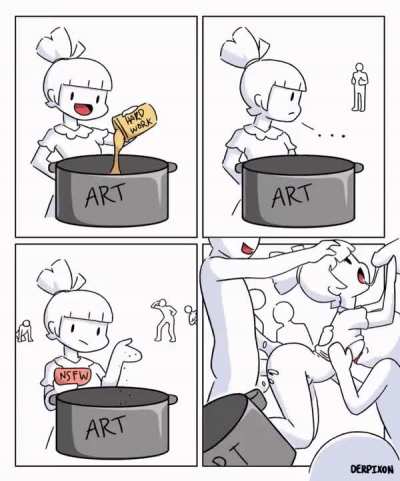 Art + NSFW [Original] (Derpixon)