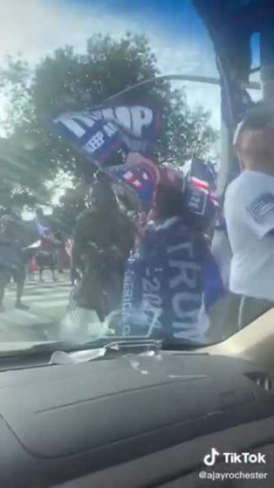 Trump supporter cringebon election day